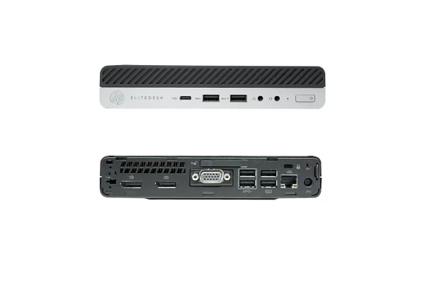 HP EliteDesk 800 G3 DM i5-7500 - 8GB - 256GB SATA SSD - Image 2