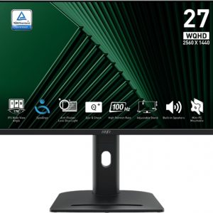 Zaslon MSI PRO MP275QPG - 27" - WQHD - IPS - 100Hz - 1ms (MPRT)