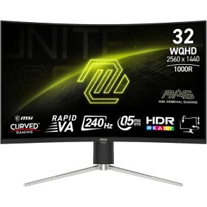 Zaslon MSI MAG 325CQRXF E2 31.5" - WQHD - 240Hz - 0.5ms (GtG)  - PD 15W