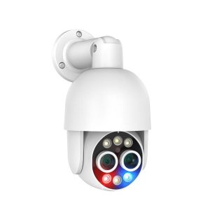 WI-FI kamera z dvojnim objektivom 4MP+4MP - bela