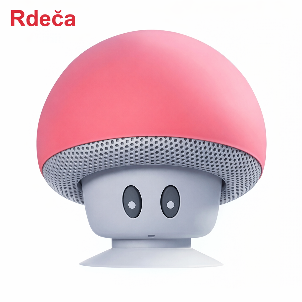 Bluetooth zvočnik, kreativni mini prenosni zvočnik z priseskom - rdeč 1 Bluetooth zvočnik, kreativni mini prenosni zvočnik z priseskom - rdeč