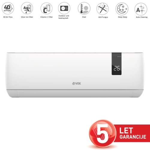 VOX IJL24-SC4DWH Klimatska naprava 7,2 kW WiFi 4D pretok A++ inverter 1 VOX IJL24-SC4DWH klima naprava WiFi 4D Air Flow CFilter SFilter inverter