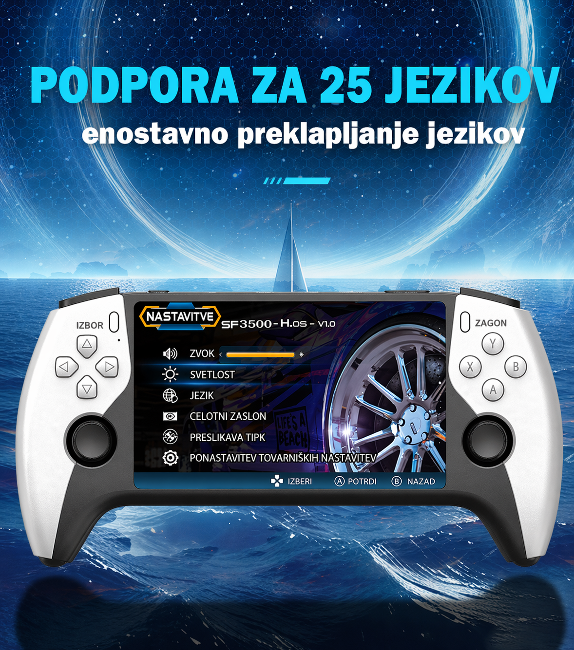 SF3500 Retro igralna konzola 5'' HD, 64GB, 20000 iger 6 SF3500 Retro igralna konzola 5'' HD, 64GB, 20000 iger - slika 6